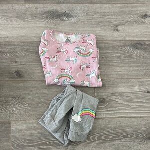 Carters Unicorn Pajamas Sz 14 GUC